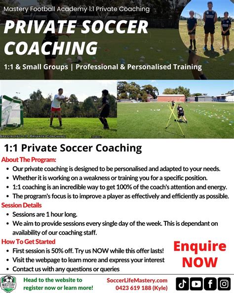 Private Soccer Coaching In Adelaide Mastery Football Academy
