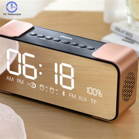 Simple Creative Alarm Clock Student Cute Fashion Rechargeable Mute