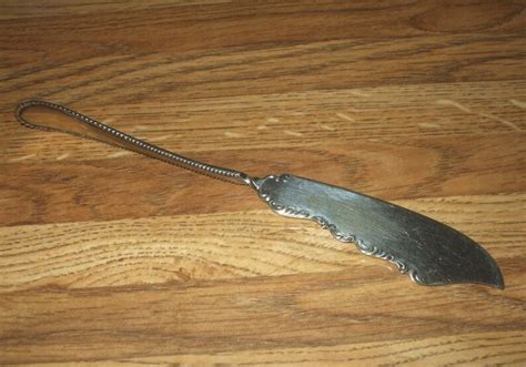 Antique Vintage Master Butter Knife Silver Plate Wm Rogers And Etsy