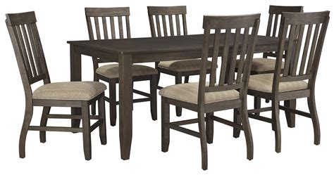 Signature design by ashley coviar dining room table and chairs with bench (set of 6) 4.3 out of 5 stars. Signature Design by Ashley Dresbar 7-Piece Rectangular ...