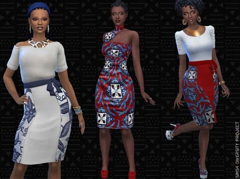 African Executive Clothing Set At Sims 4 Diversity Project Sims 4 Updates