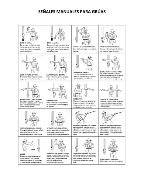 Crane Hand Signals Spanish Pdf