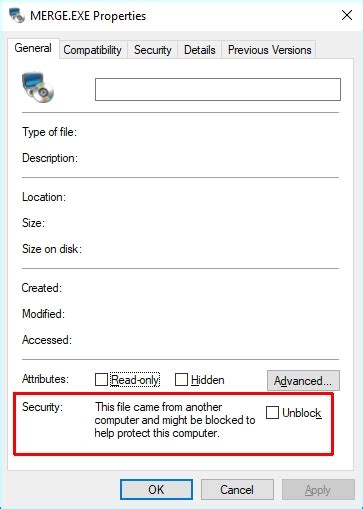 How To Unblock A File