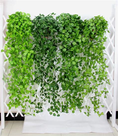 Bundle Hanging Plants Artificial Ivy Leaf Garland Vine Fake Etsy
