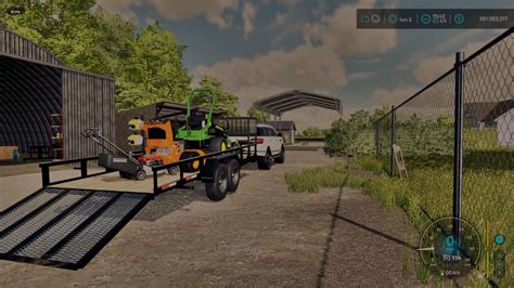 Big Tex 24ft Lawn Care Trailer V1000 Ls22 Farming Simulator 22 Mod