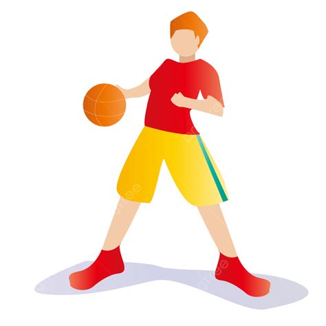 Youth Basketball Clipart Png Images Original Flat Youth Playing