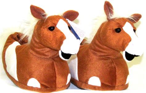 8 Pairs Of Warm Soft Snuggly Horse Slippers Horse Nation