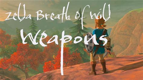 Zelda Breath Of The Wild Weapon Guides Forest Dwellers Sword And