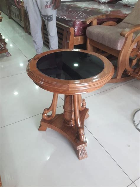 Round Wood Tea Table At Rs 4500 In Madurai Id 26189318230