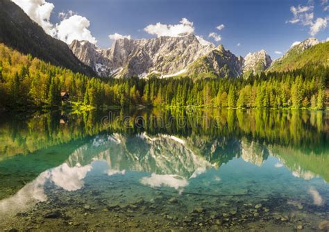 Mountain Lake In The Italian Alps Stock Image Image Of Alps Rest