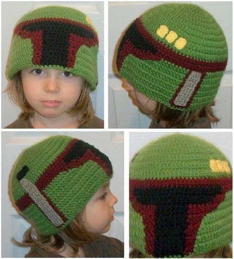 Boba Fett Or Jango Fett Crochet Hat Crochet Star Wars