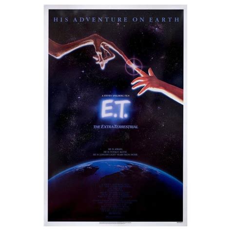 Et The Extra Terrestrial 1982 Us One Sheet Film Poster In 2020