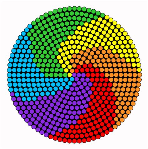 Rainbow Swirl Perler Bead Pattern Bead Sprites Misc Fuse Bead Patterns