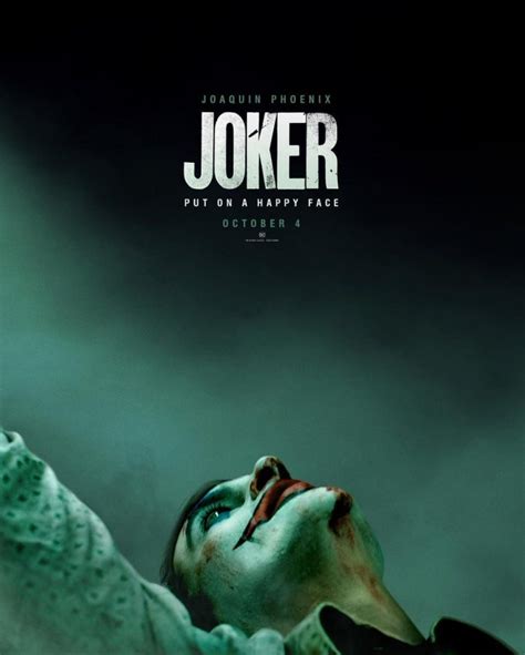 It's exactly what i personally always wanted as a joker movie, a character study analysis about a broken man. Joker Poster Wants You To Put On a Happy Face - /Film