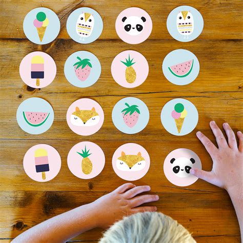 Awesome Free Memory Game Activity For Kids Sunshine Parties