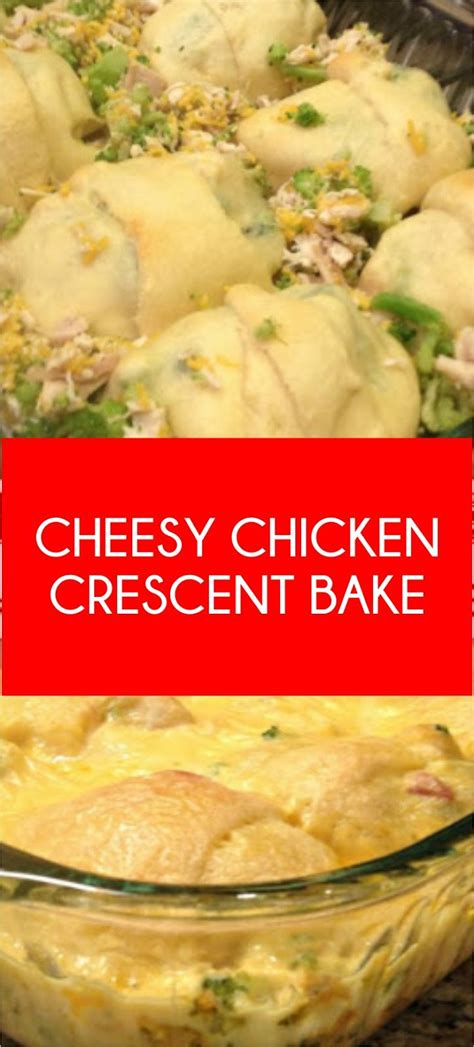 Cheesy Chicken Crescent Bake Recipe Spesial Food