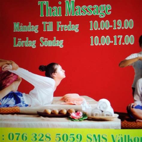 Thai Massage Sunee Promeseesuk Linköping Bokadirekt