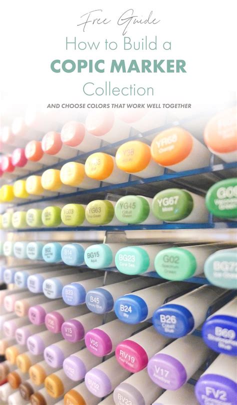 Free Guide How To Build A Copic Marker Collection With Joanna Baker
