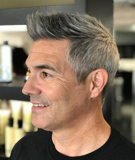While nowadays you see men opting for a disconnected undercut, this is a modern version of the old hairstyle. Hairstyles For 60 Year Old Men - Wavy Haircut