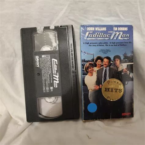 CADILLAC MAN VHS Video Robin Williams Tim Robbins Slip Sleeve PicClick