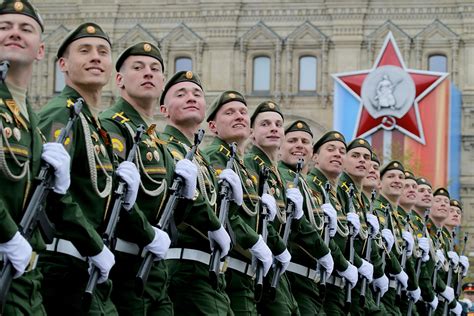 russia displays military might with victory day parade on moscow s red square