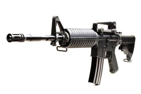 We Full Metal M4a1 Carbine Airsoft Aeg Rifle W Marking