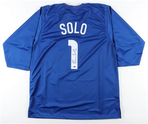 Hope Solo Signed Jersey Rsa Pristine Auction