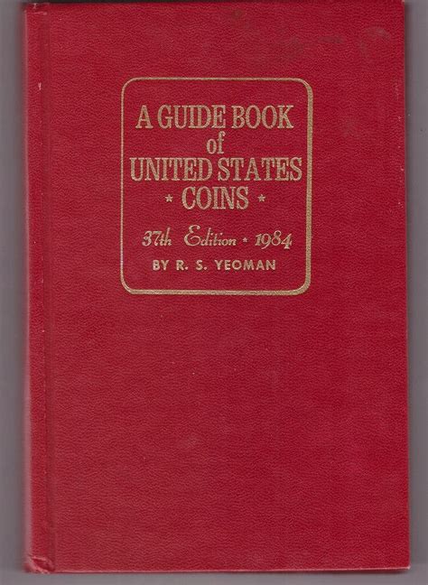 Vintage Coin Book Guide Book Of Us Coins 1984 Etsy