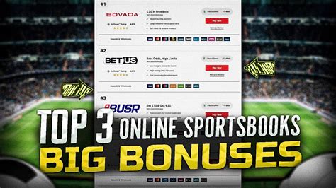 Top 3 Online Sportsbooks Best Sportsbook Sign Up Bonus YouTube