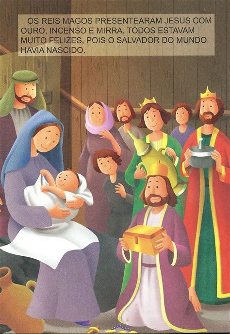 O Nascimento De Jesus Desenho Colorido Nascimento De Jesus Hist Rias B Blicas Infantil