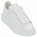 Alexander Mcqueen Zapatilla Larry Blanco Cuero ref.350823 - Joli Closet