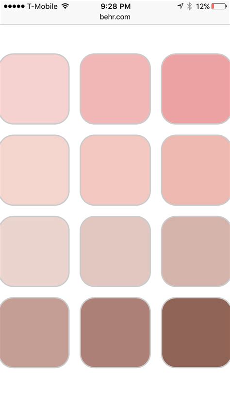 Pale Pink Paint Behr The Source Of This Color Is The Pantone Textile