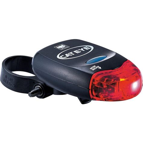 Cateye Bicycle Lighting Rear Battery Powered Tl Ld 260 G Blackred