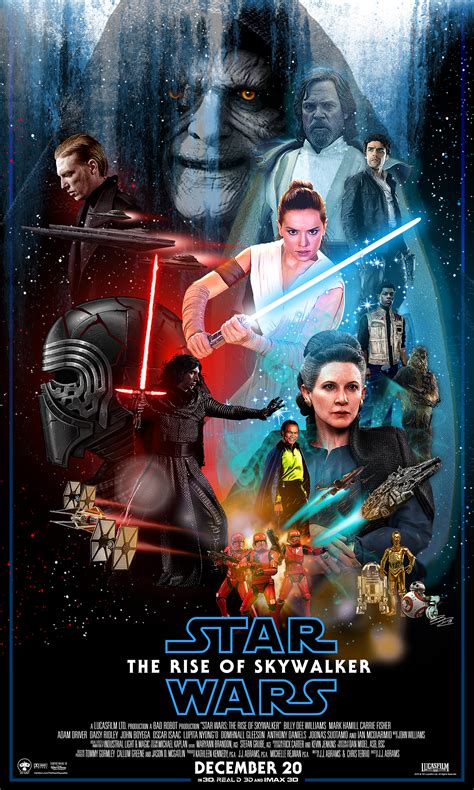Star Wars The Rise Of Skywalker Poster By Brutalb330 On Deviantart
