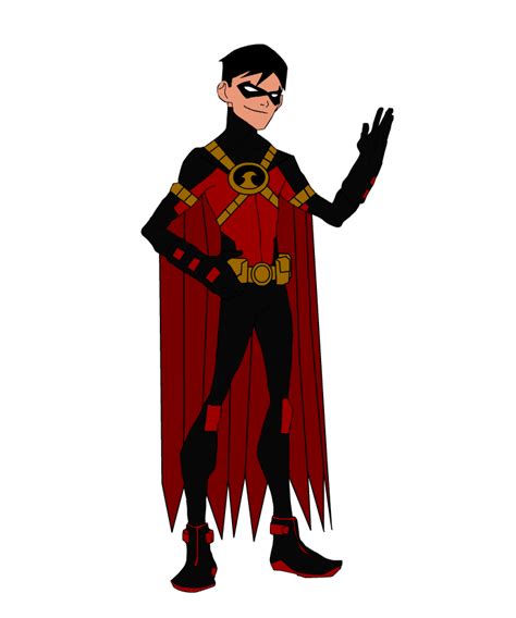 Young Justice Red Robin By Dajam22 On Deviantart