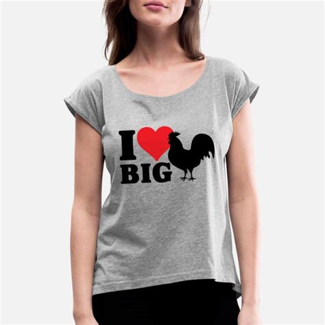shop i love big cock t shirts online spreadshirt