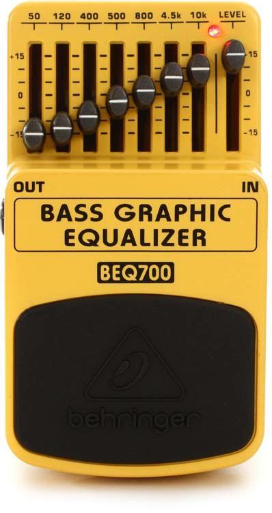 Behringer Beq700 Bass Graphic Equalizer Pedal Sweetwater