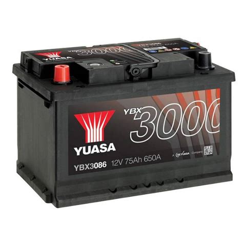 Yuasa 12V 75Ah SMF Battery YBX3086 - Аккумуляторы на авто
