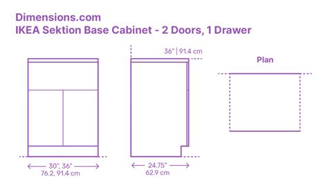 Kitchen Cabinets Dimensions And Drawings