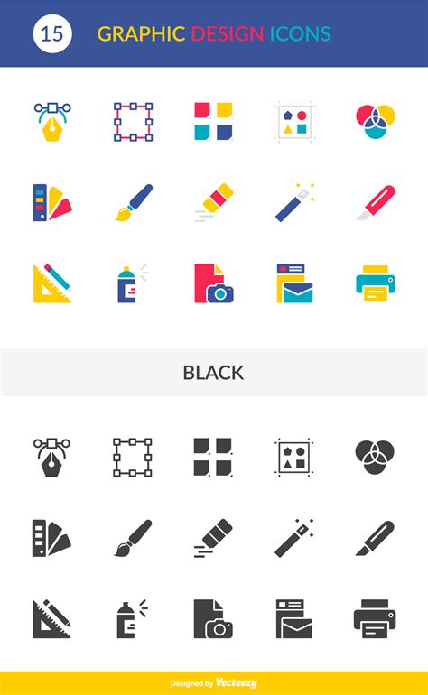 Free Vector Graphic Design Vector Icons Pack Download Just Creative