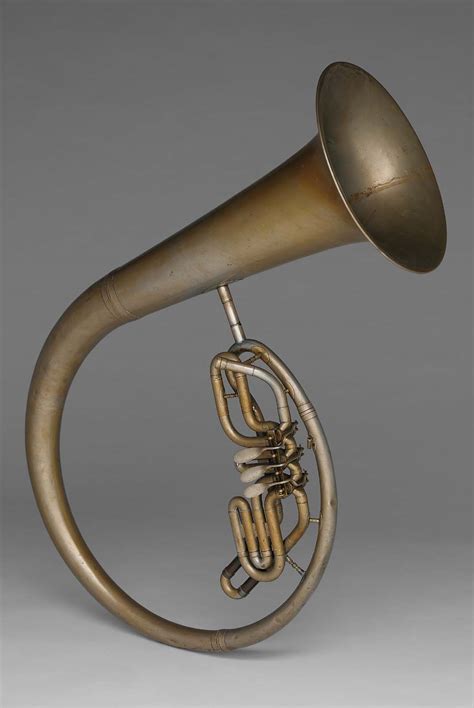 Bass Tuba In B Flat Helicon Form Museum Of Fine Arts Boston