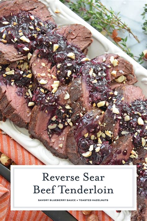 From easy beef tenderloin recipes to masterful beef tenderloin preparation techniques, find beef tenderloin ideas by our editors and community in this recipe collection. Stunning Reverse Sear Beef Tenderloin recipe with a savory Blueberry Sauce and toasted hazelnuts ...