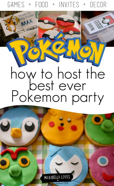Diy Pokemon Party Party Ideas