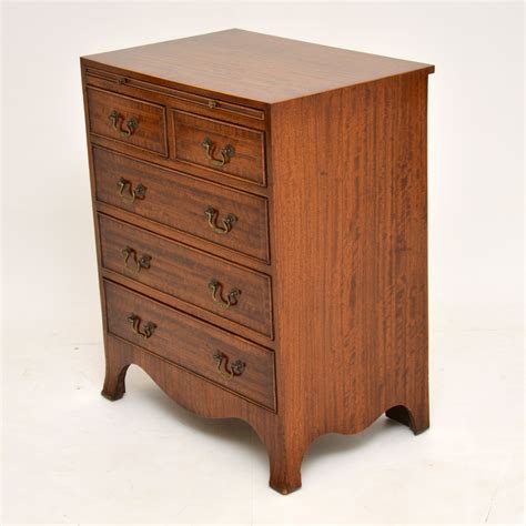 Antique Inlaid Mahogany Bachelors Chest Of Drawers Marylebone Antiques