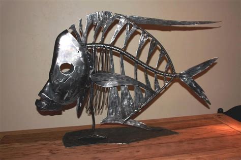 Custom Made Fish Sculpture By John Dupree