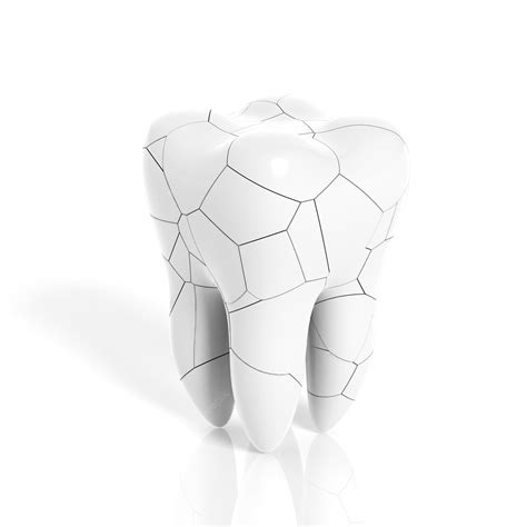 Premium Photo Broken Molar Tooth Isolated On White Background