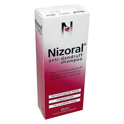 Buy Nizoral Anti Dandruff Shampoo 60ml Haircare Uk Meds Online