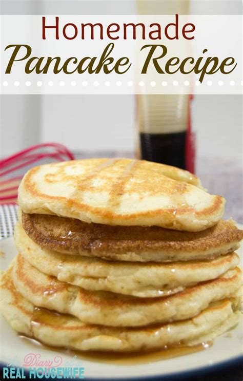 Pancake Recipe The Diary Of A Real Housewife