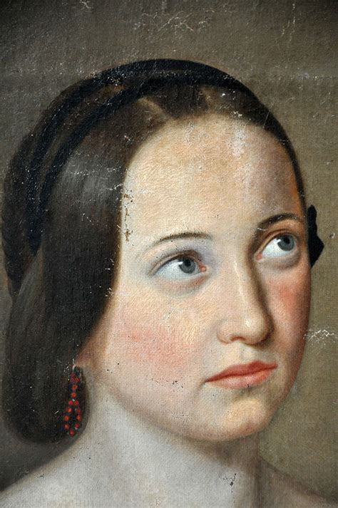 hungarian woman oil portrait at 1stdibs