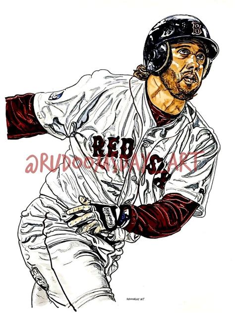 Mark Bellhorn 2b Of The 2004 World Champion Boston Red Sox Artwork By